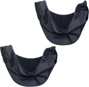 2 Pack Bowling Polisher Bag Cleaner Holder - Washable Microfiber Towel