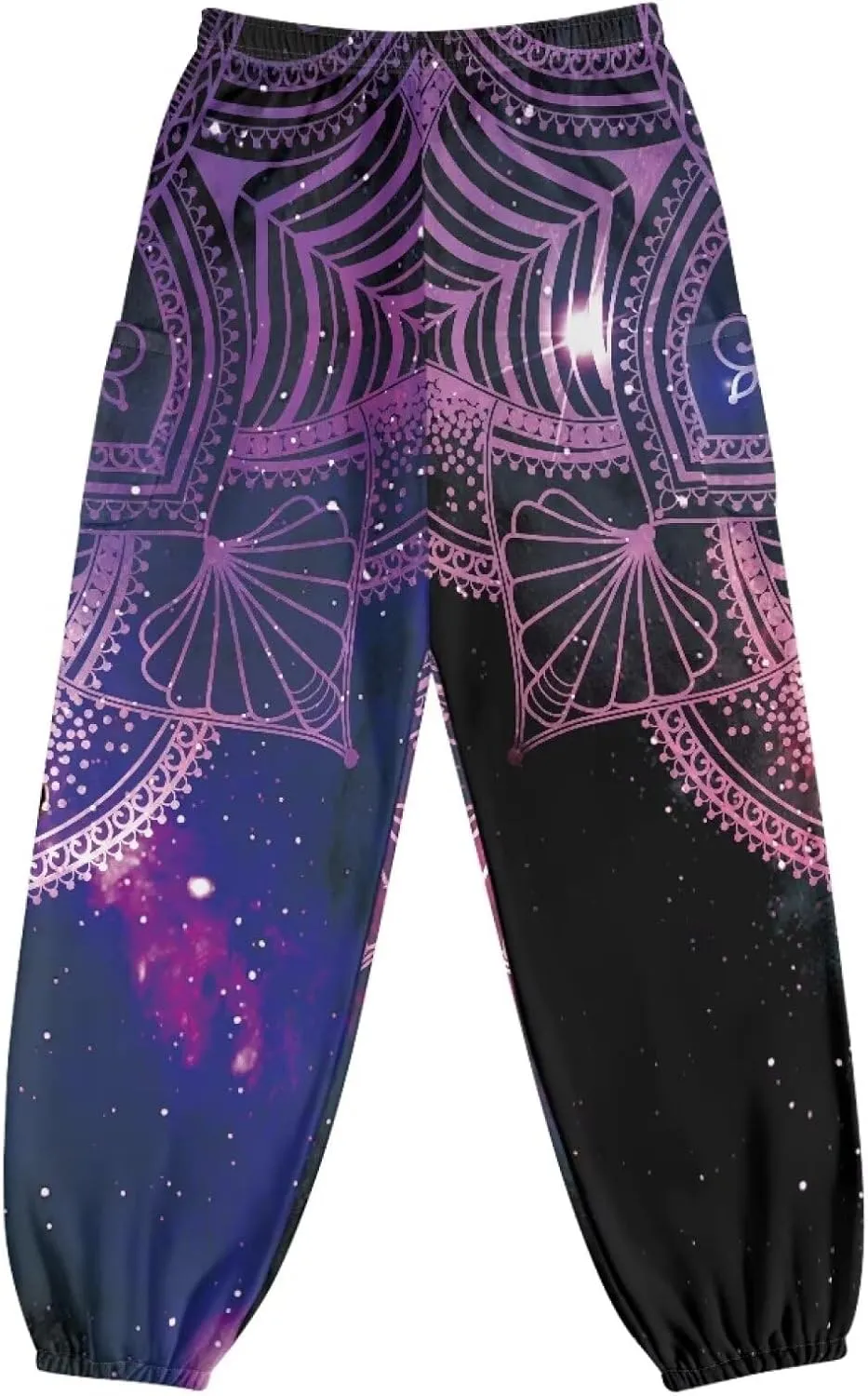 AFPANQZ Woman Bohemian Pants for Summer Gym Yoga Sport Plus Size Workout Sweatpant with Pocket S-4XL