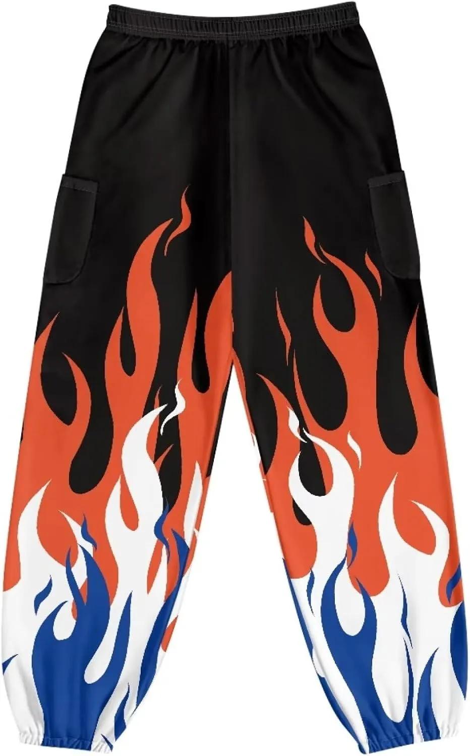 AFPANQZ Woman Bohemian Pants for Summer Gym Yoga Sport Plus Size Workout Sweatpant with Pocket S-4XL
