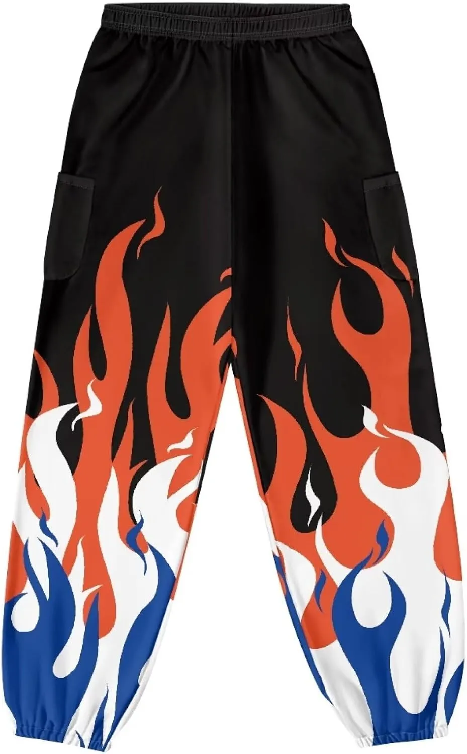 AFPANQZ Woman Bohemian Pants for Summer Gym Yoga Sport Plus Size Workout Sweatpant with Pocket S-4XL