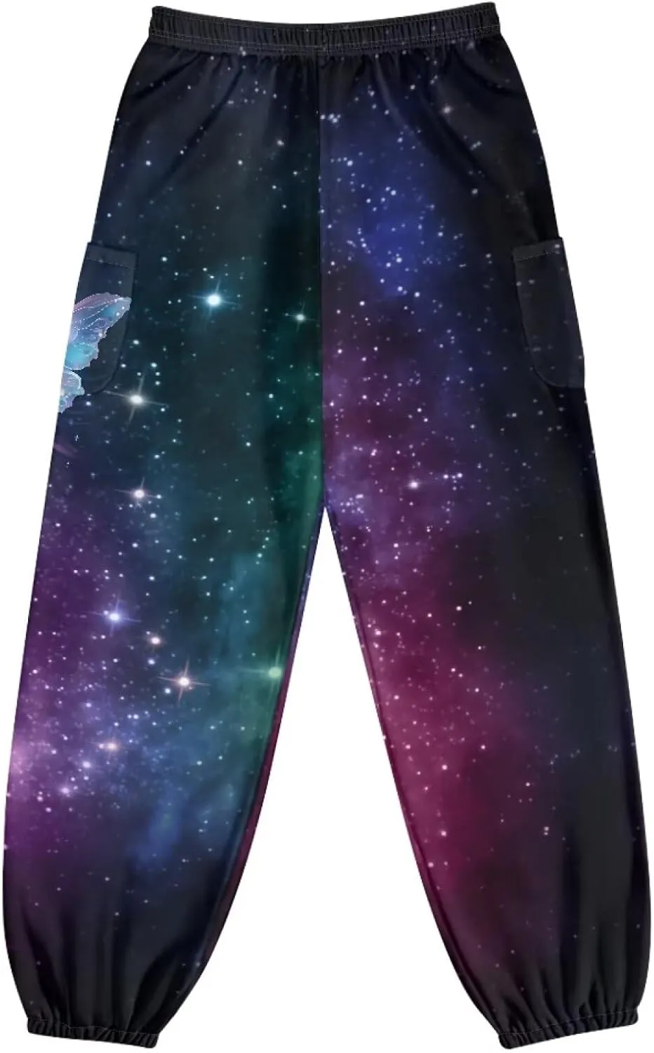 AFPANQZ Woman Bohemian Pants for Summer Gym Yoga Sport Plus Size Workout Sweatpant with Pocket S-4XL