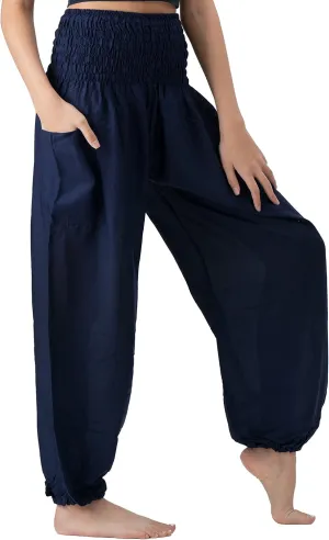 B BANGKOK PANTS Harem Pants Women Yoga Boho Clothes with Pockets