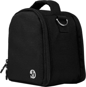 Black SLR Small Camera Bag for Kodak PixPro Printomatic Smile Classic and Mini Shot