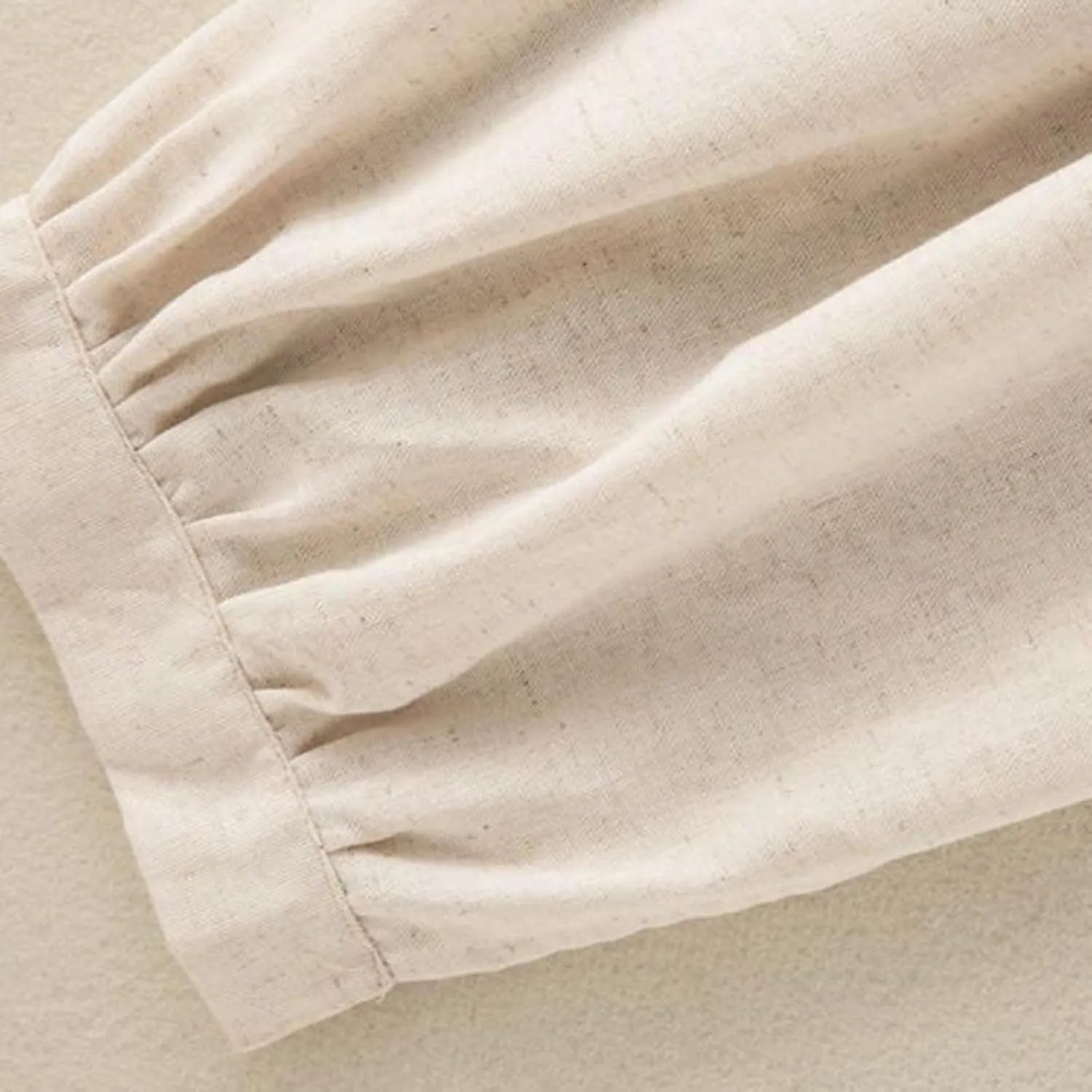 Ceboye Women's High Waist Linen Pants Drawstring Summer Baggy Lantern Tapered Trousers Flax Ankle Comfy Harem Pants