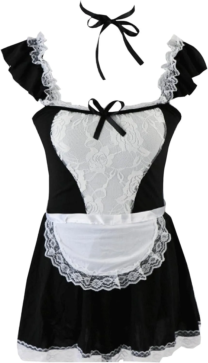 Cosplay Lingerie Dress Sexy Costumes Servant Cute Women Play Ballgown Garment Bag Sexy Lingerie Nightwear