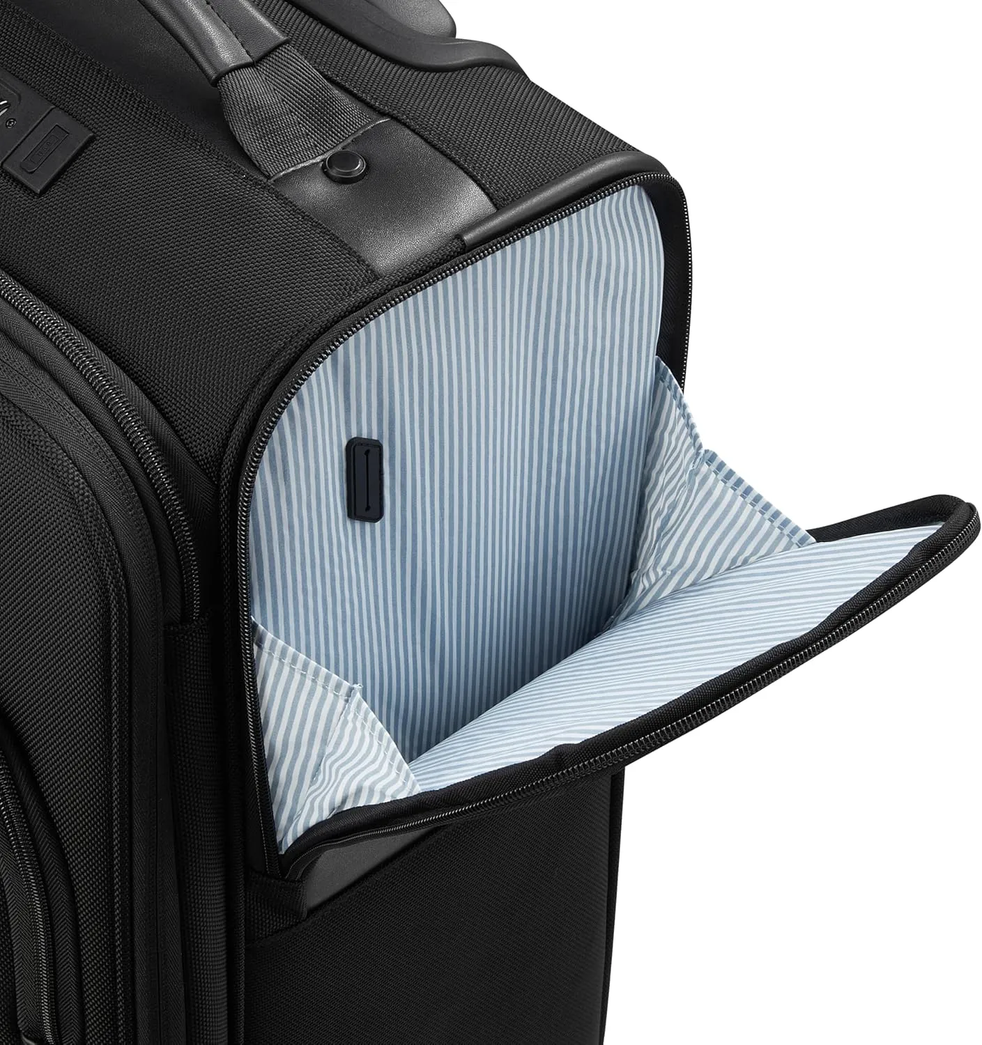 DELSEY Paris Wagram Softside Expandable Luggage with Spinner Wheels, Black, Carry On 20 Inch