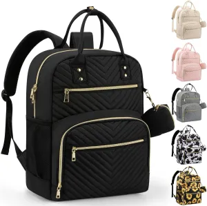 Diaper Bag Backpack,Baby Essentials Diapers Bag with Pacifier Case,Multipurpose Stylish Large Capacity Travel Backpack for Baby Girl/Boy(M-Black)