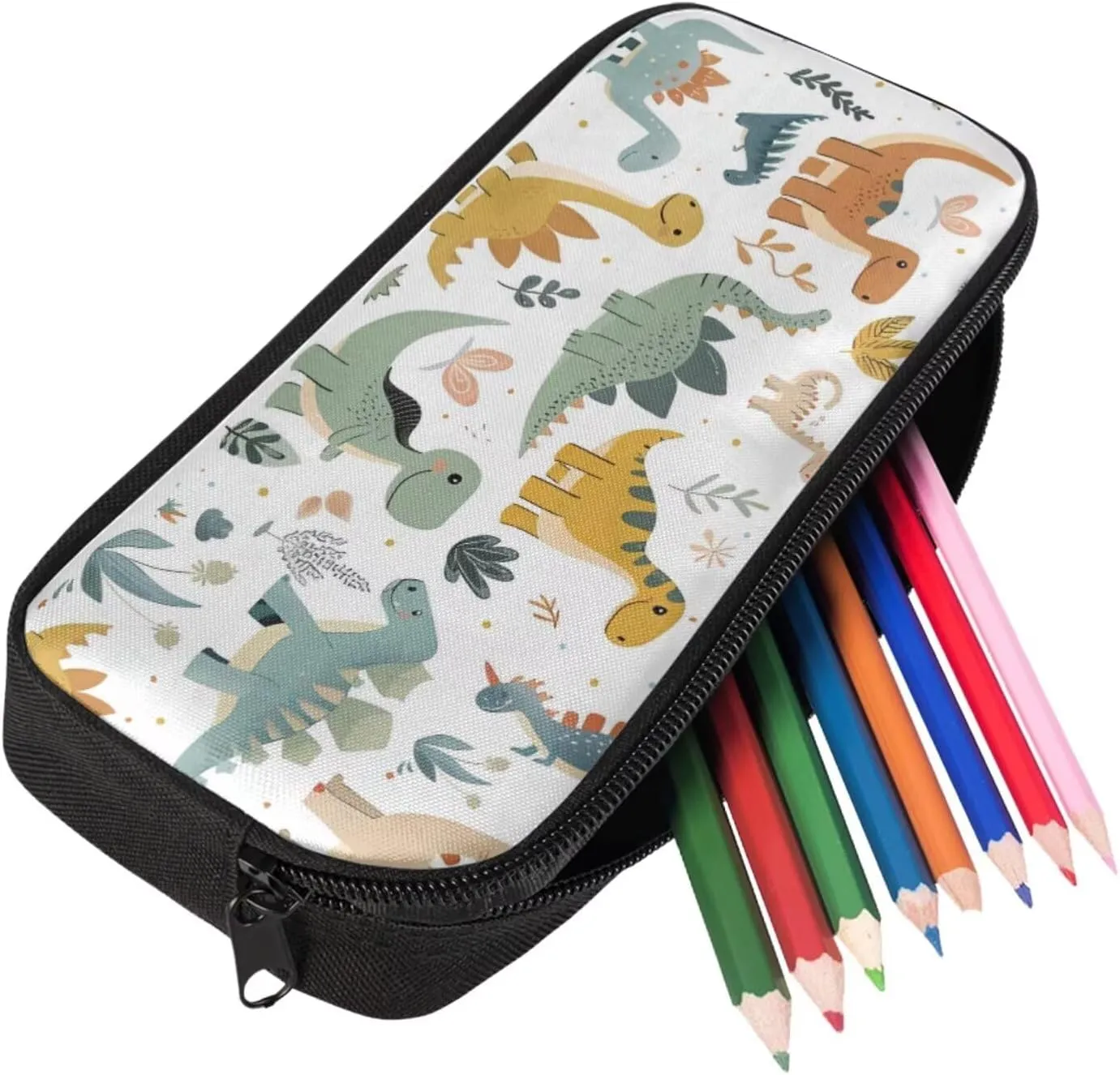doginthehole Cute Cartoon Dinosaur Backpack for Boys 4-6 Kids Bookbag and Lunch Box Set Boys 3pcs Lightweight Boys School Bag Set for Preschool Elementary School Casual Daypack Backpack