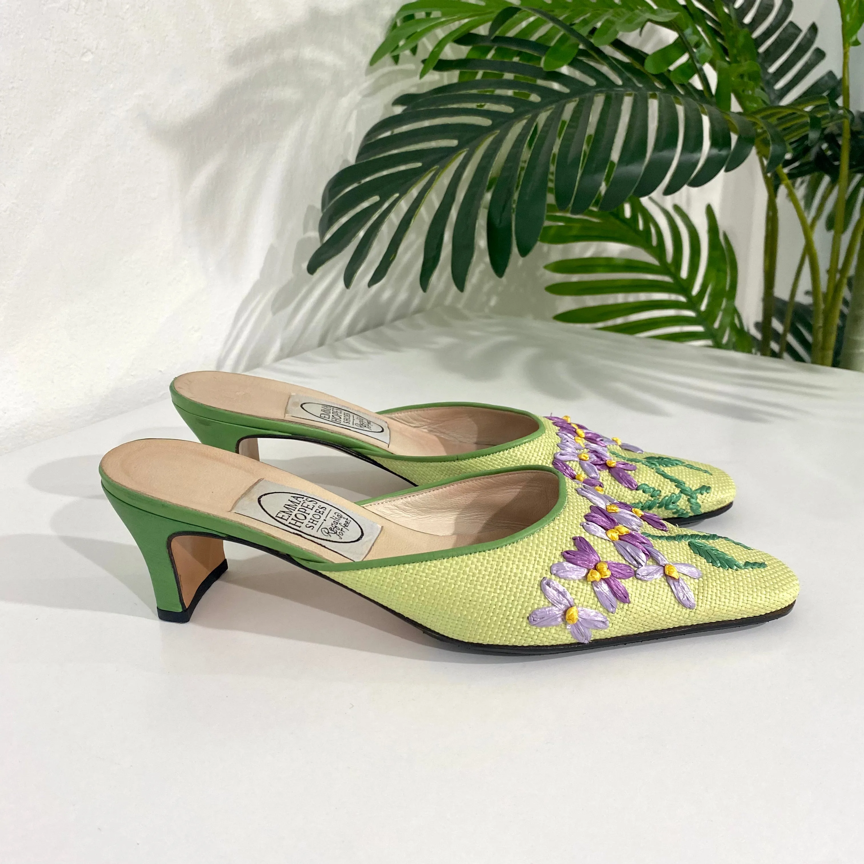 Emma Hope Needlepoint Mules