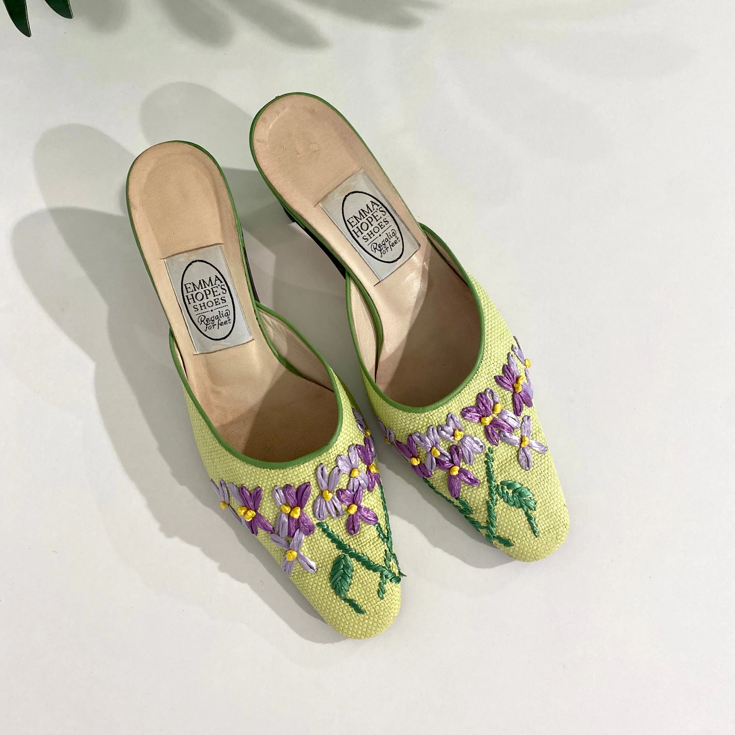 Emma Hope Needlepoint Mules