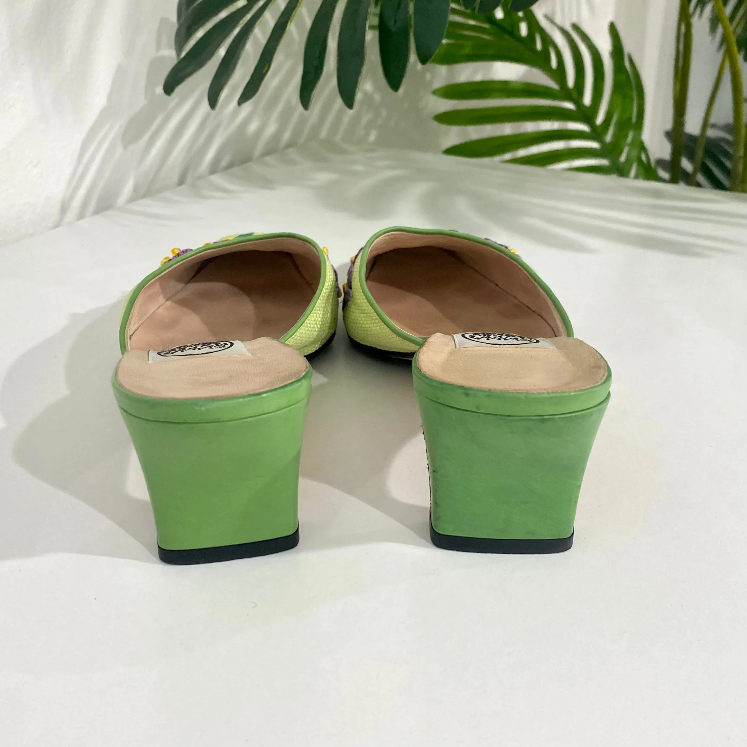 Emma Hope Needlepoint Mules
