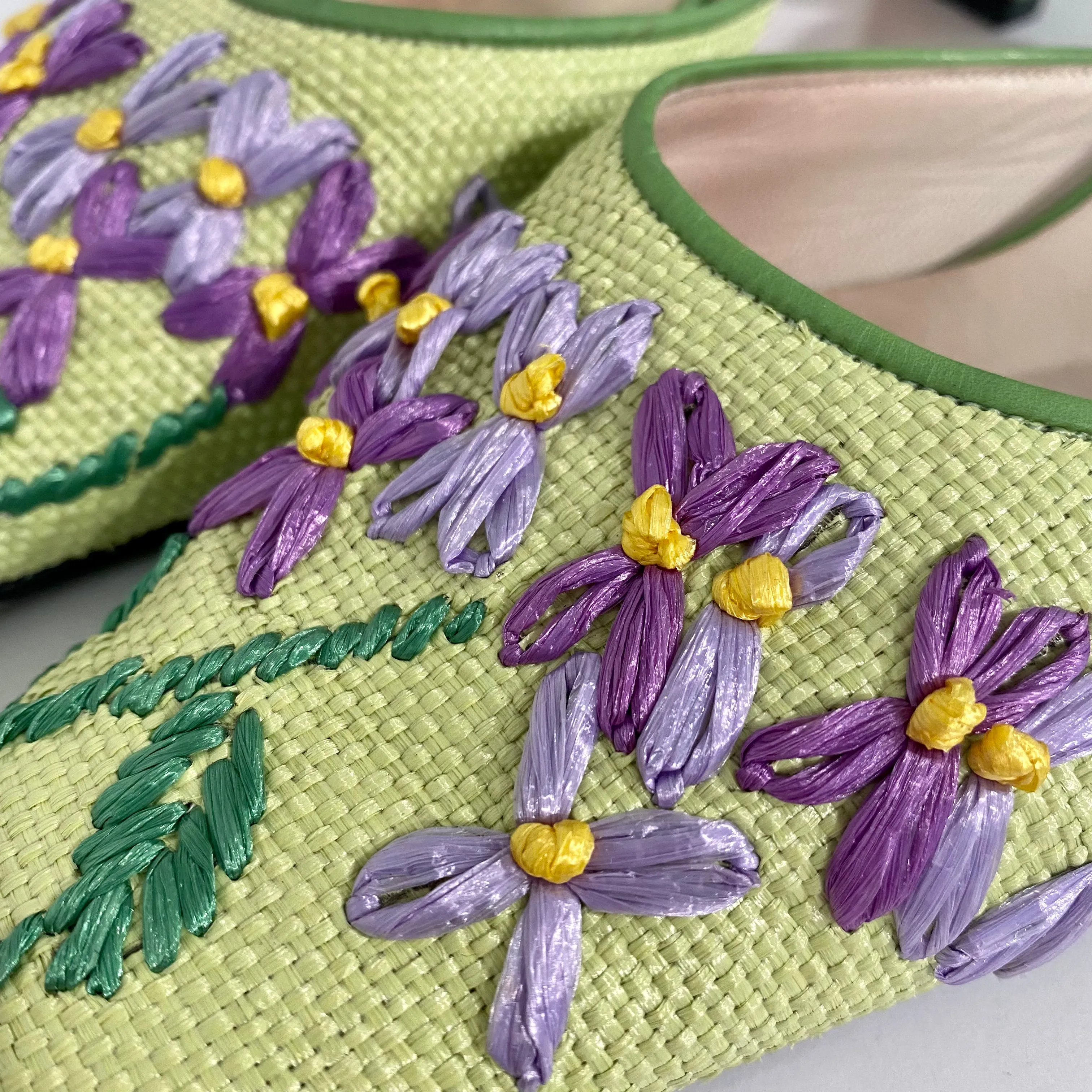 Emma Hope Needlepoint Mules
