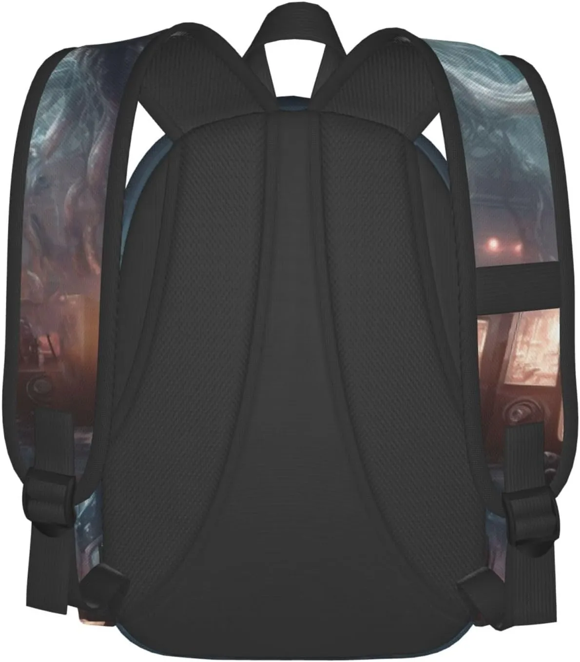 Fantasy Unisex Backpack Daypack With Adjustable Padded Straps Big Capacity Travel Laptop Backpacks, Black3