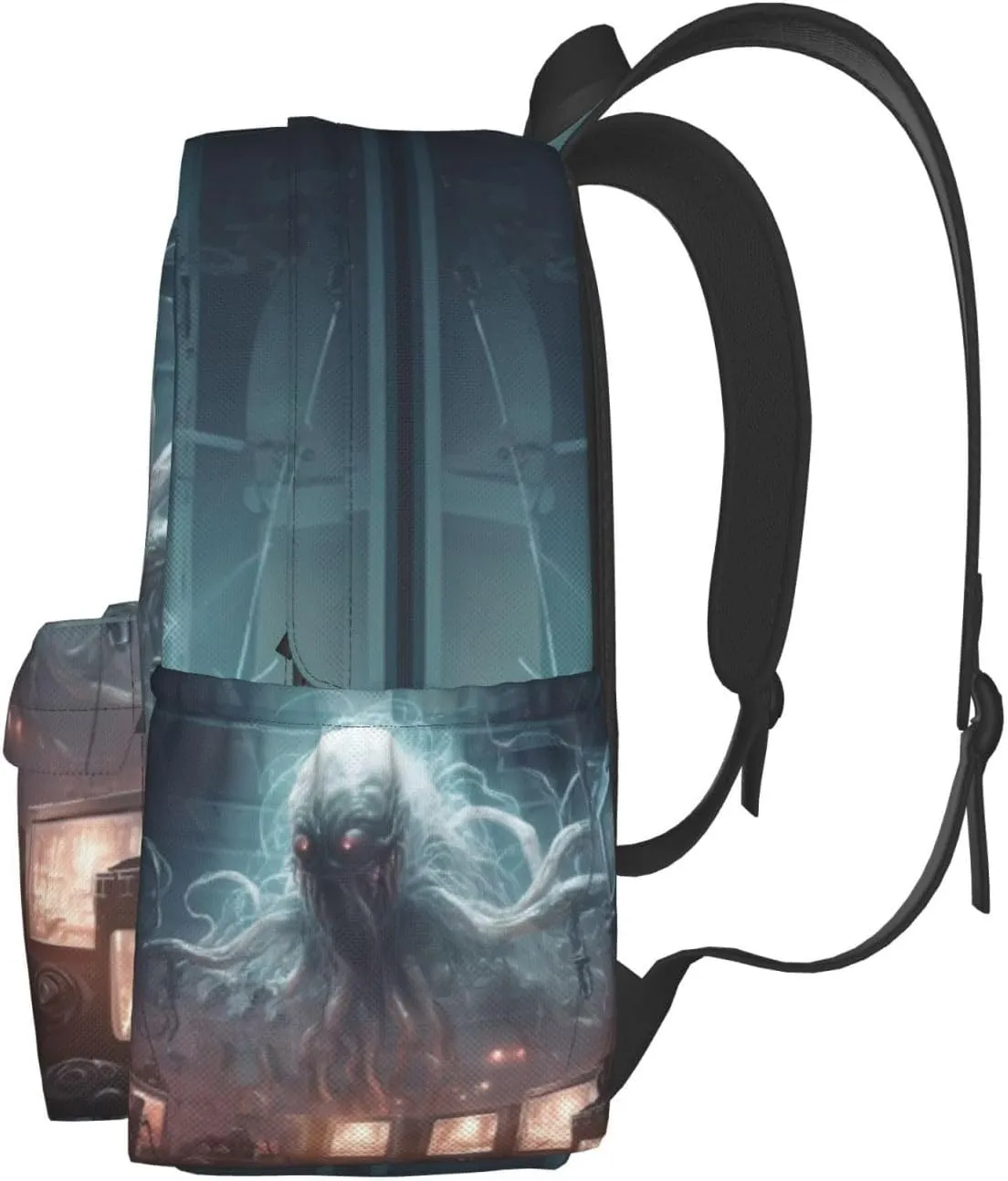 Fantasy Unisex Backpack Daypack With Adjustable Padded Straps Big Capacity Travel Laptop Backpacks, Black3