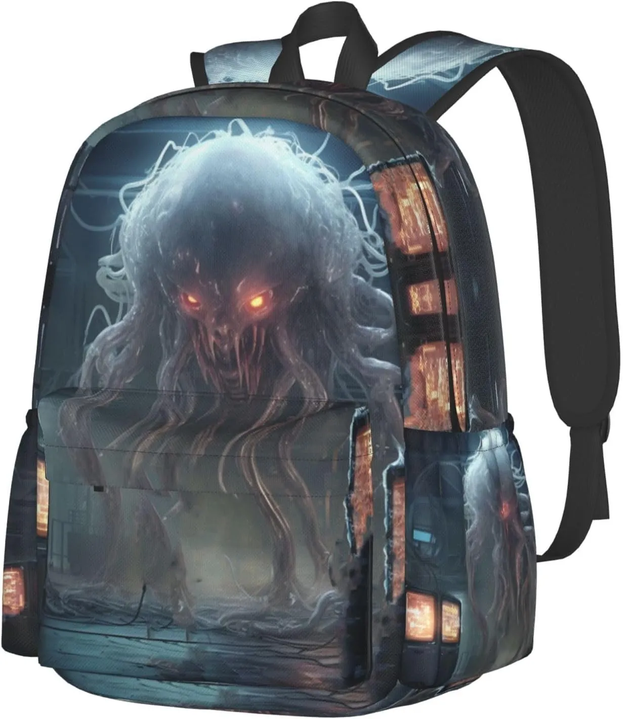 Fantasy Unisex Backpack Daypack With Adjustable Padded Straps Big Capacity Travel Laptop Backpacks, Black5
