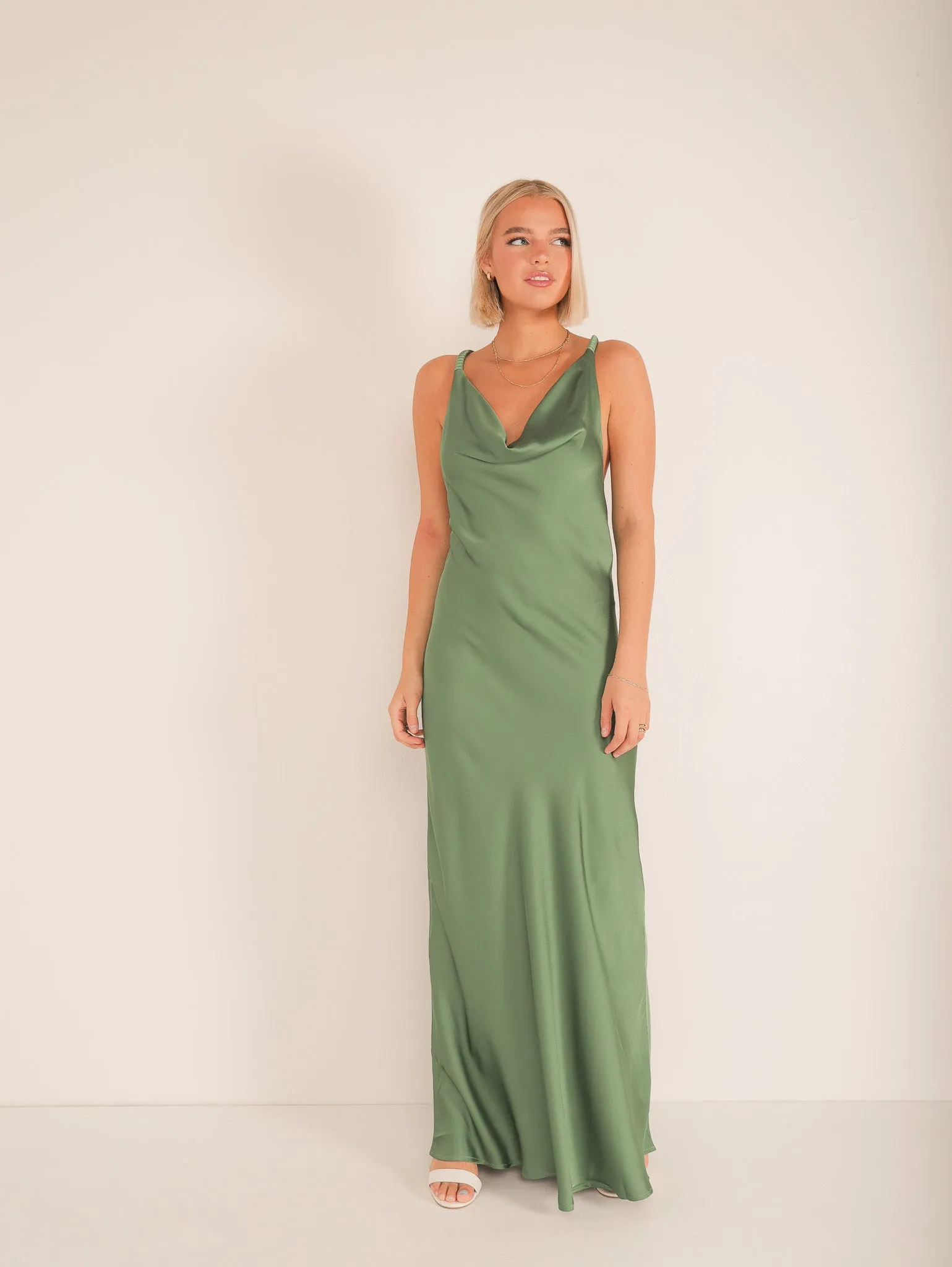 Francine Satin Dress