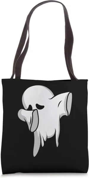 Ghost Dabbing Lazy Halloween Costume Cool Ghoul Spirit Tote Bag