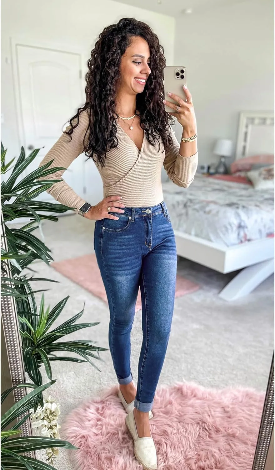GRAPENT Skinny Jeans for Women High Waist Stretchy Classic High Rise Slimming Jeggings Denim Trousers Pants