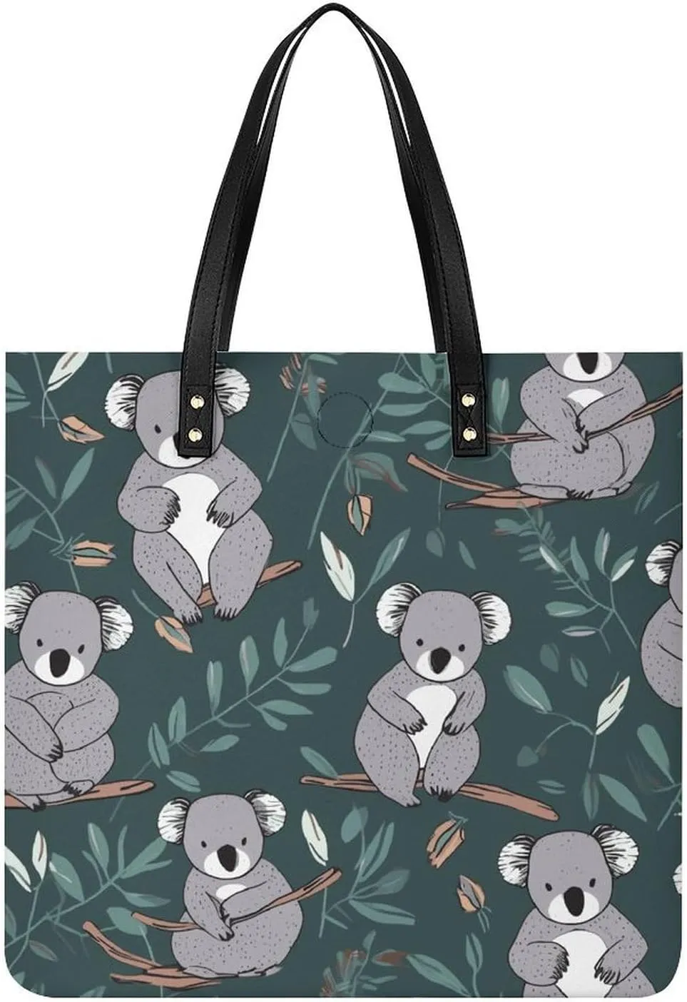 Handbags for WomenLovely KoalaTrendy Vegan Leather Hobo Handbags,Women's Soft Bucket Bag For Women - Ladies Handbags For Work, Travel, Casual Use,Birthday Gifts