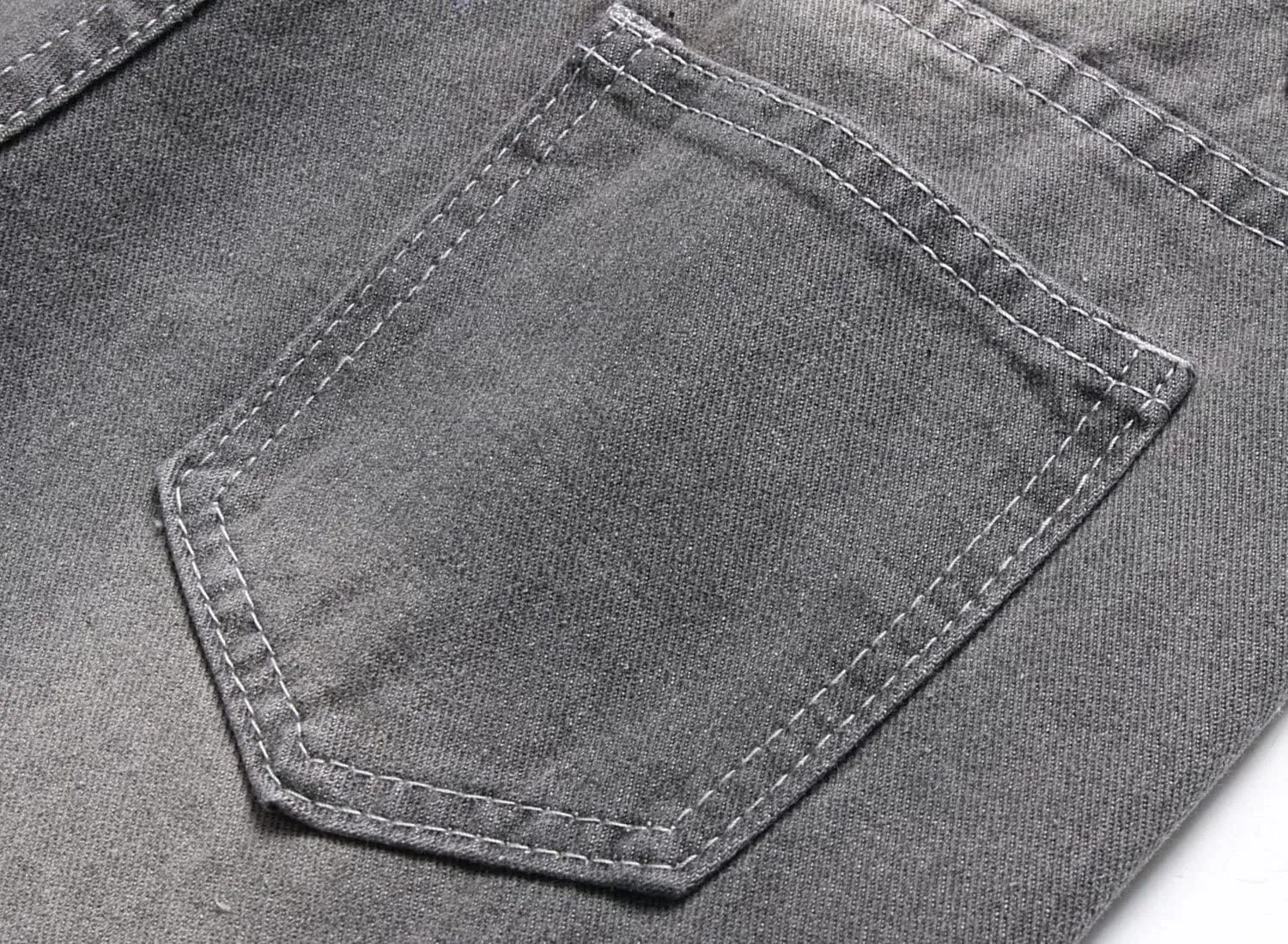 HENGAO Boy's Distressed Ripped Skinny Jeans