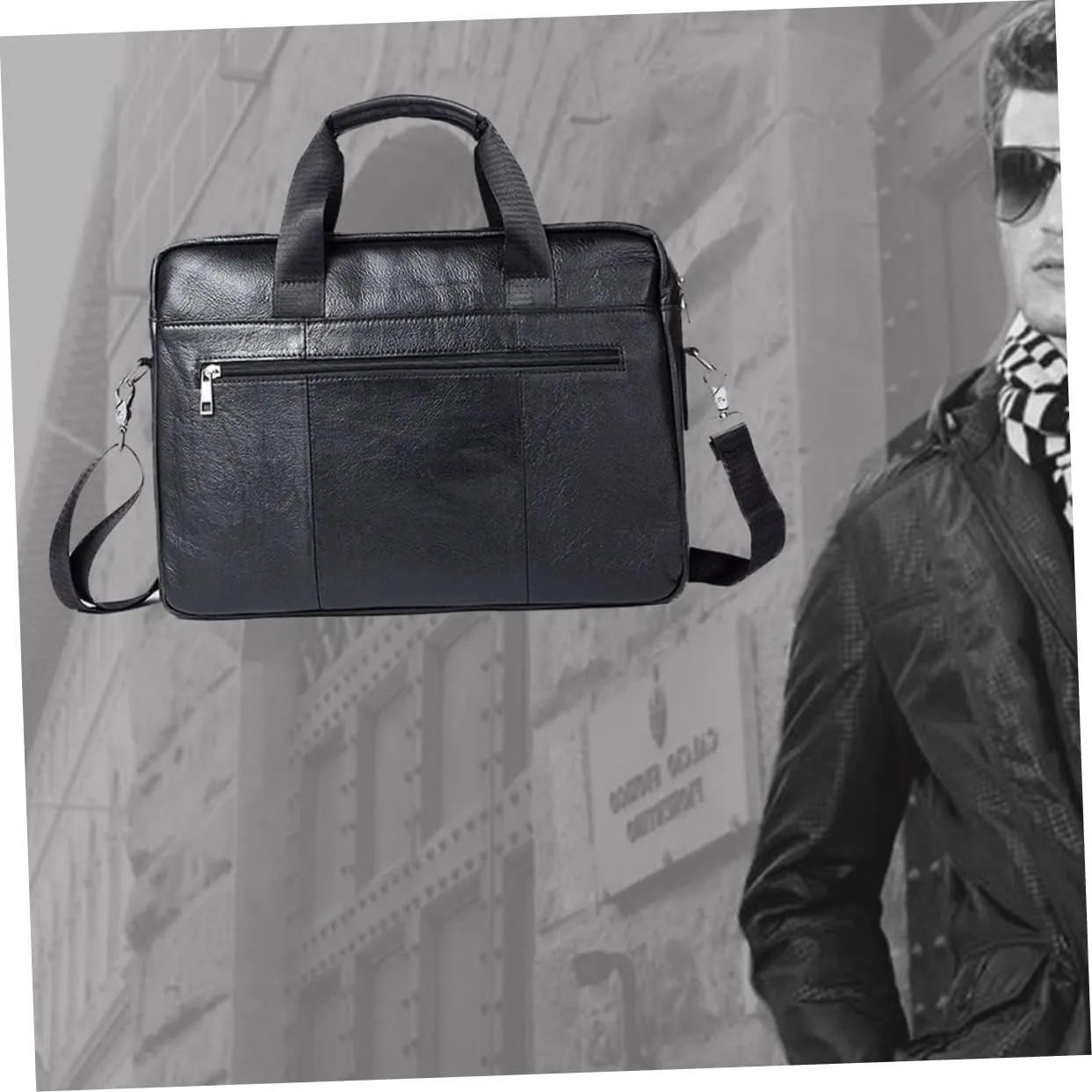 HOMSFOU 2 Pcs Man One Shoulder Men's Bag