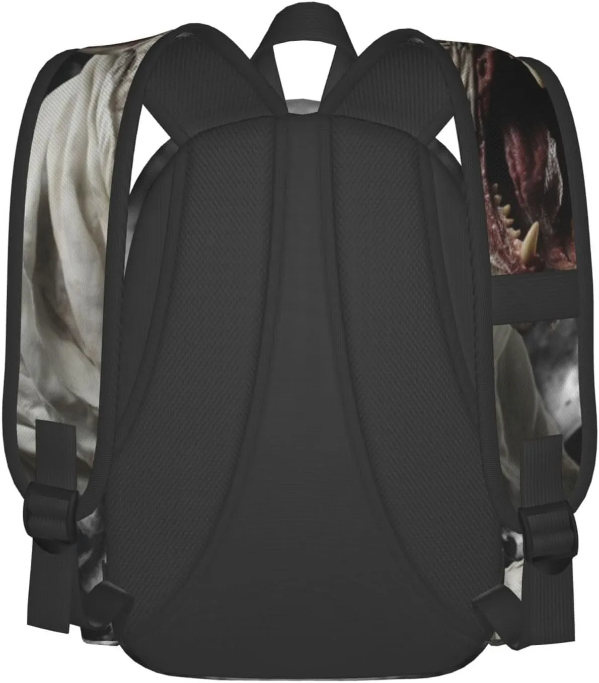 Horror White Animal Unisex Backpack Daypack With Adjustable Padded Straps Big Capacity Travel Laptop Backpacks
