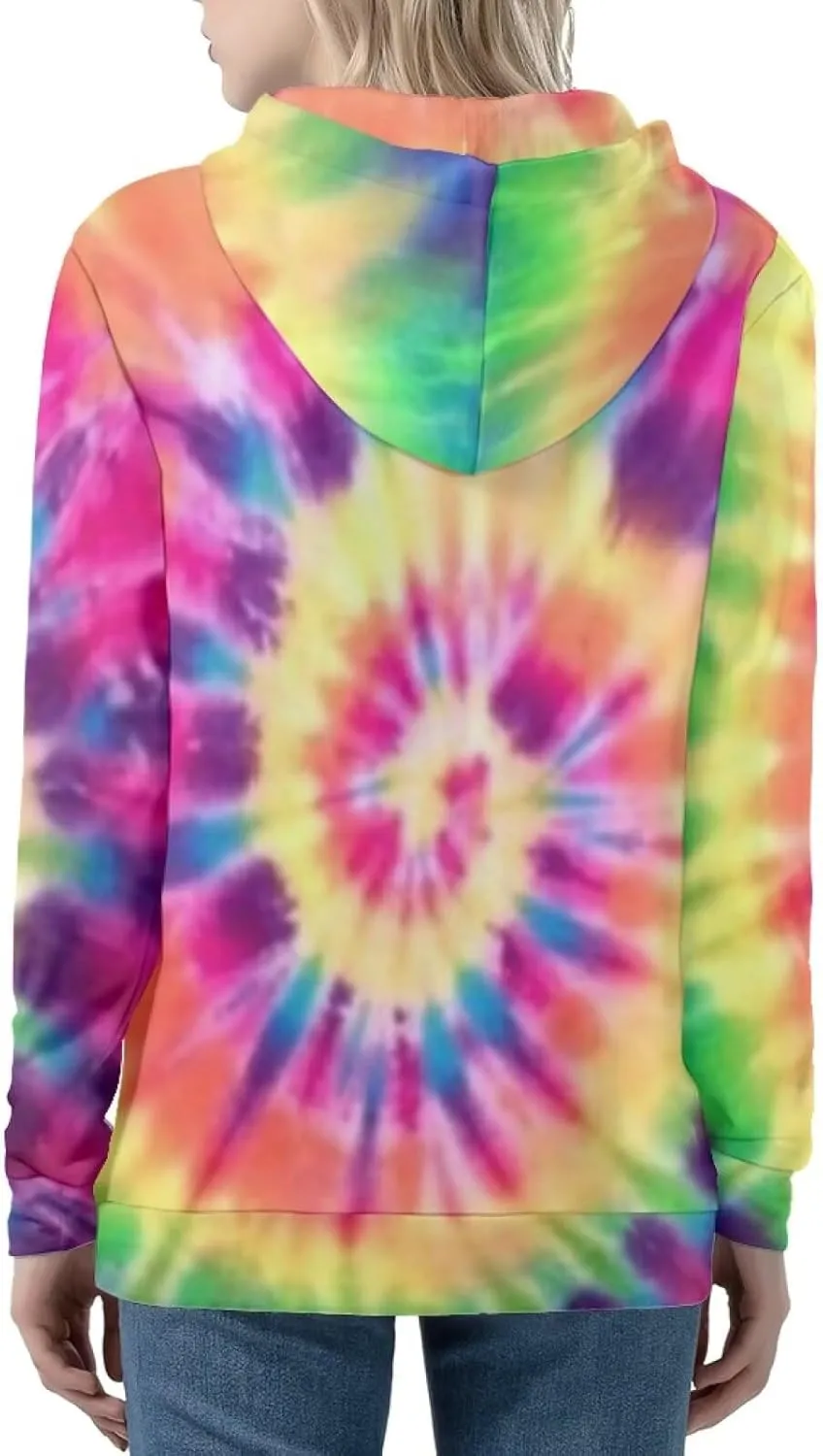 JEOCODY Novelty Full Zip Hoodie Athletic Slim Fit Long Sleeve Sweatshirt for Women
