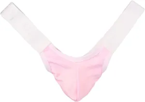 JEShifangjiusu Men'S Sexy T-Back Jockstrap Panties Ice Silk Briefs Low Waist G-String Seductive Thong Bulge Pouch Underpants