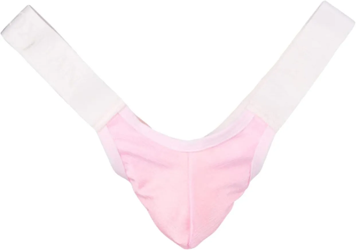 JEShifangjiusu Men'S Sexy T-Back Jockstrap Panties Ice Silk Briefs Low Waist G-String Seductive Thong Bulge Pouch Underpants