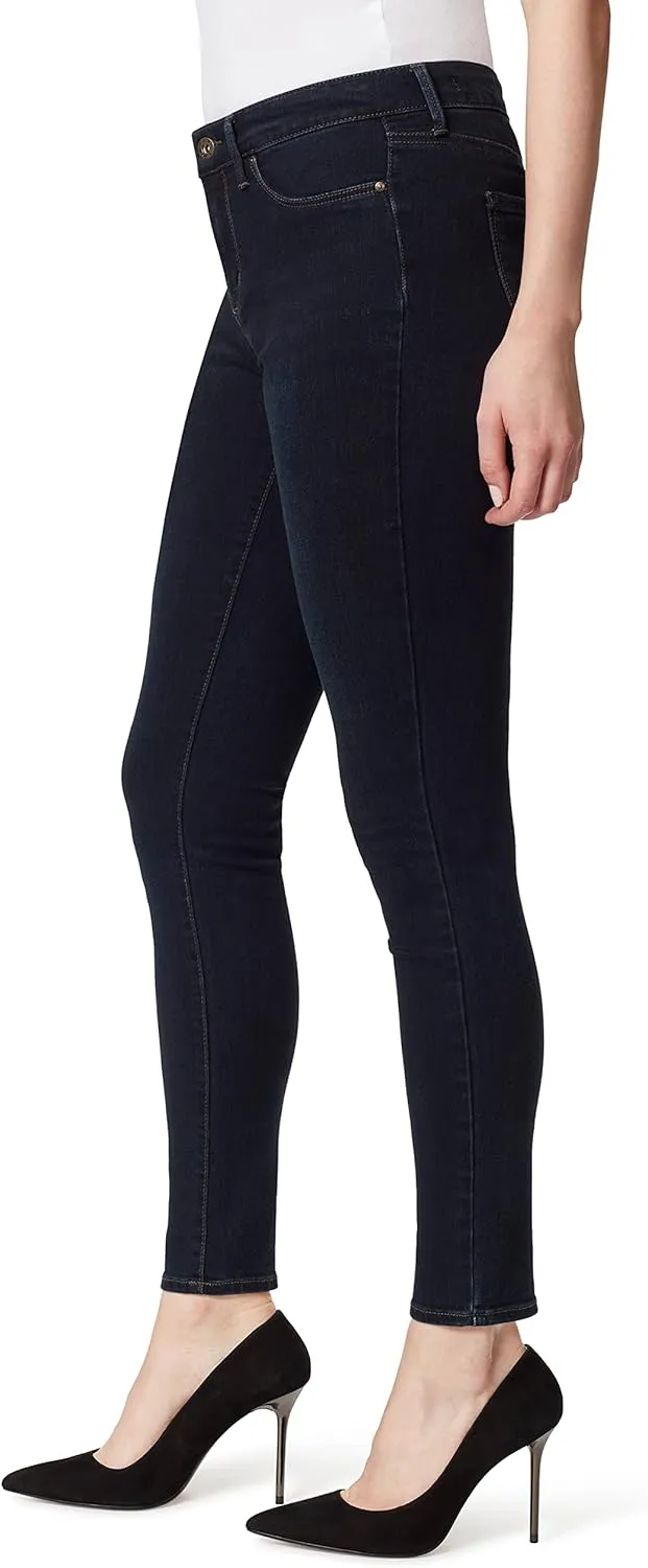 Jessica Simpson Womens Plus Kiss Me Mid-Rise Distressed Skinny Jeans
