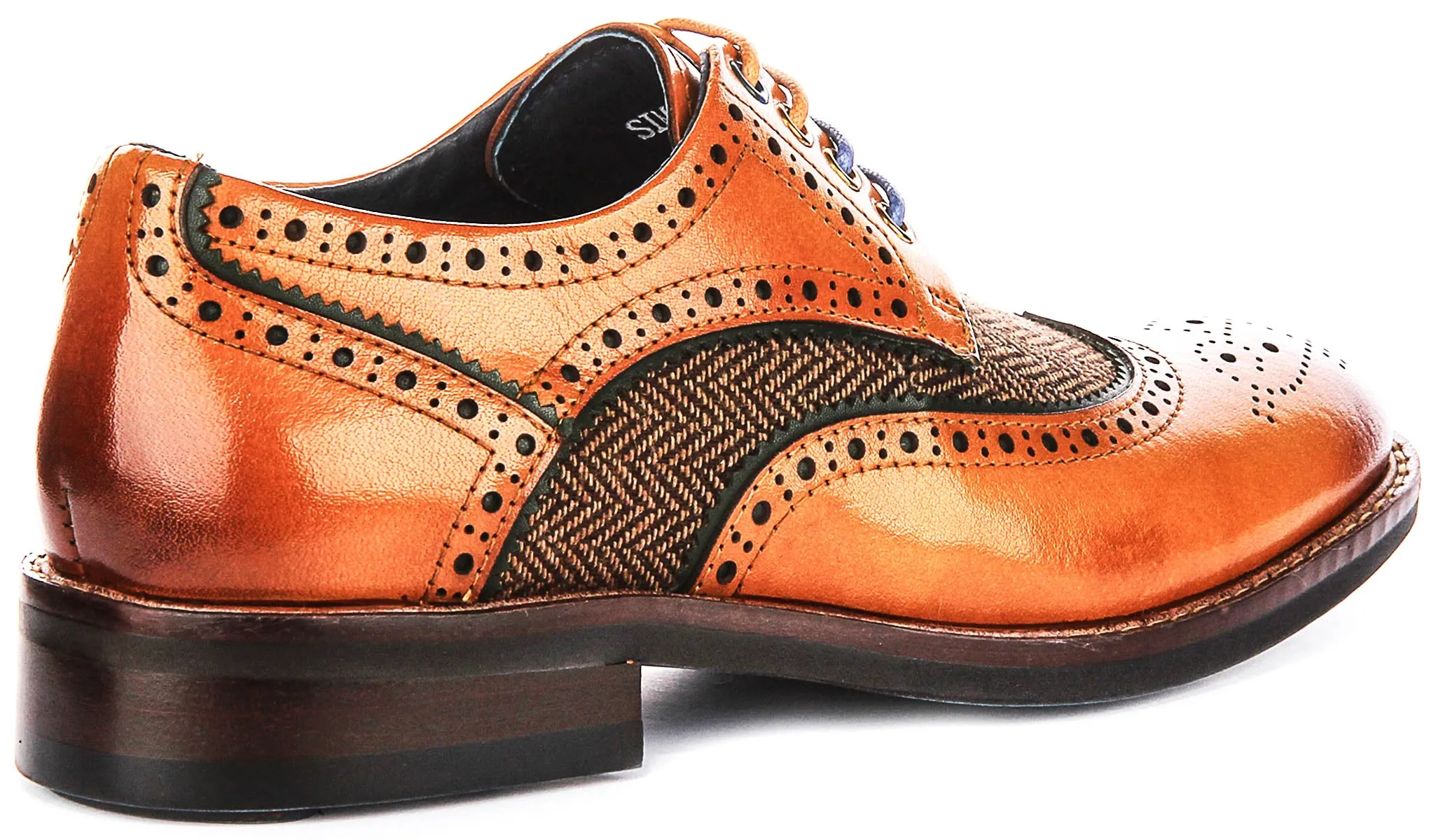 Justinreess England Simona In Brown Tweed Mix For Women