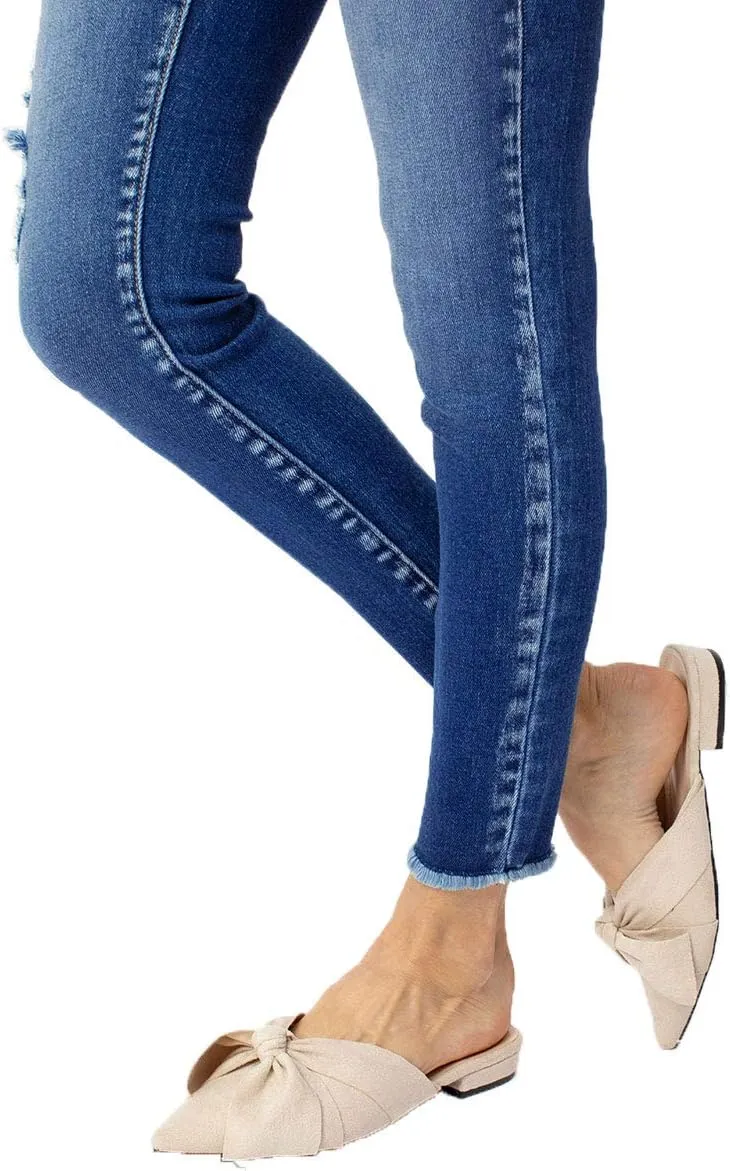 Kancan Women's High Rise Ankle Skinny Jeans - KC7317