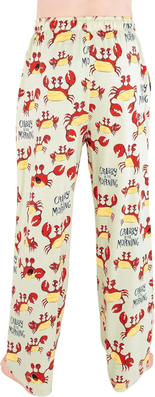 Lazy One Funny Ocean Pajama Pants For Men, Men's Separate Bottoms, Lounge Pants, Fishing PJs