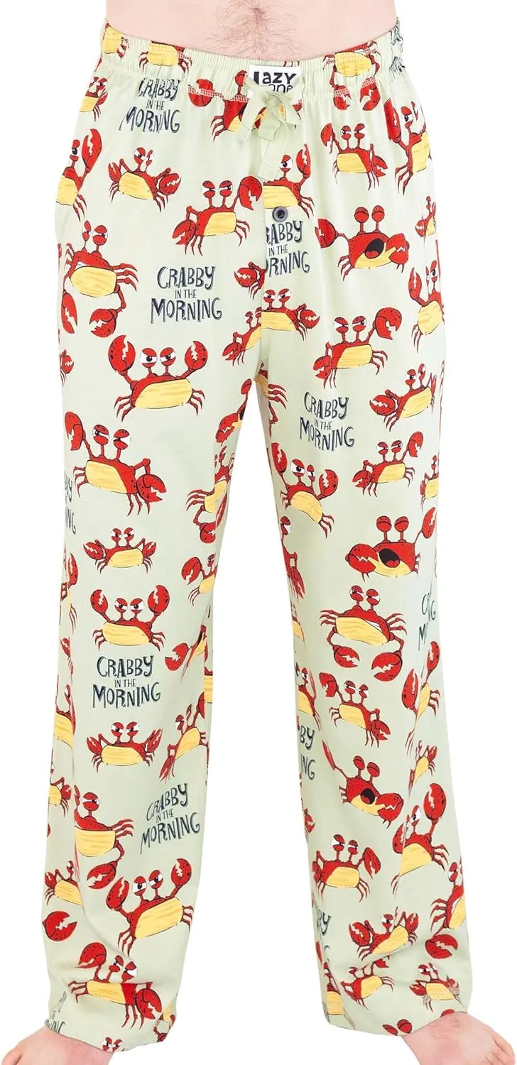 Lazy One Funny Ocean Pajama Pants For Men, Men's Separate Bottoms, Lounge Pants, Fishing PJs