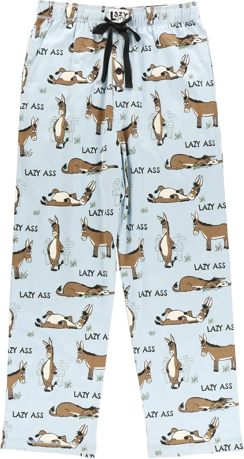 Lazy One Funny Ocean Pajama Pants For Men, Men's Separate Bottoms, Lounge Pants, Fishing PJs