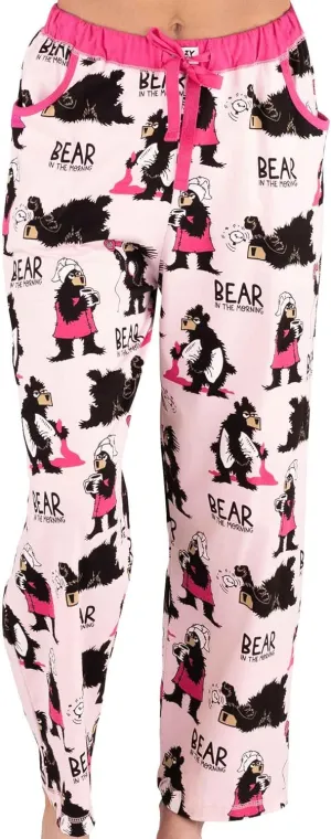 Lazy One Pajamas for Women, Cute Garden and Bear Pajama Pants and Top Separates