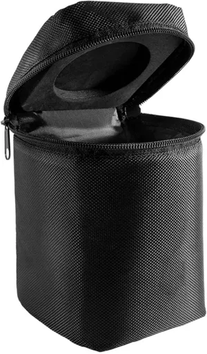 Lens Storage Bag Lens Waist Bag with Thick Protective Interior Pad for Most Brand DSLR Camera Lenses