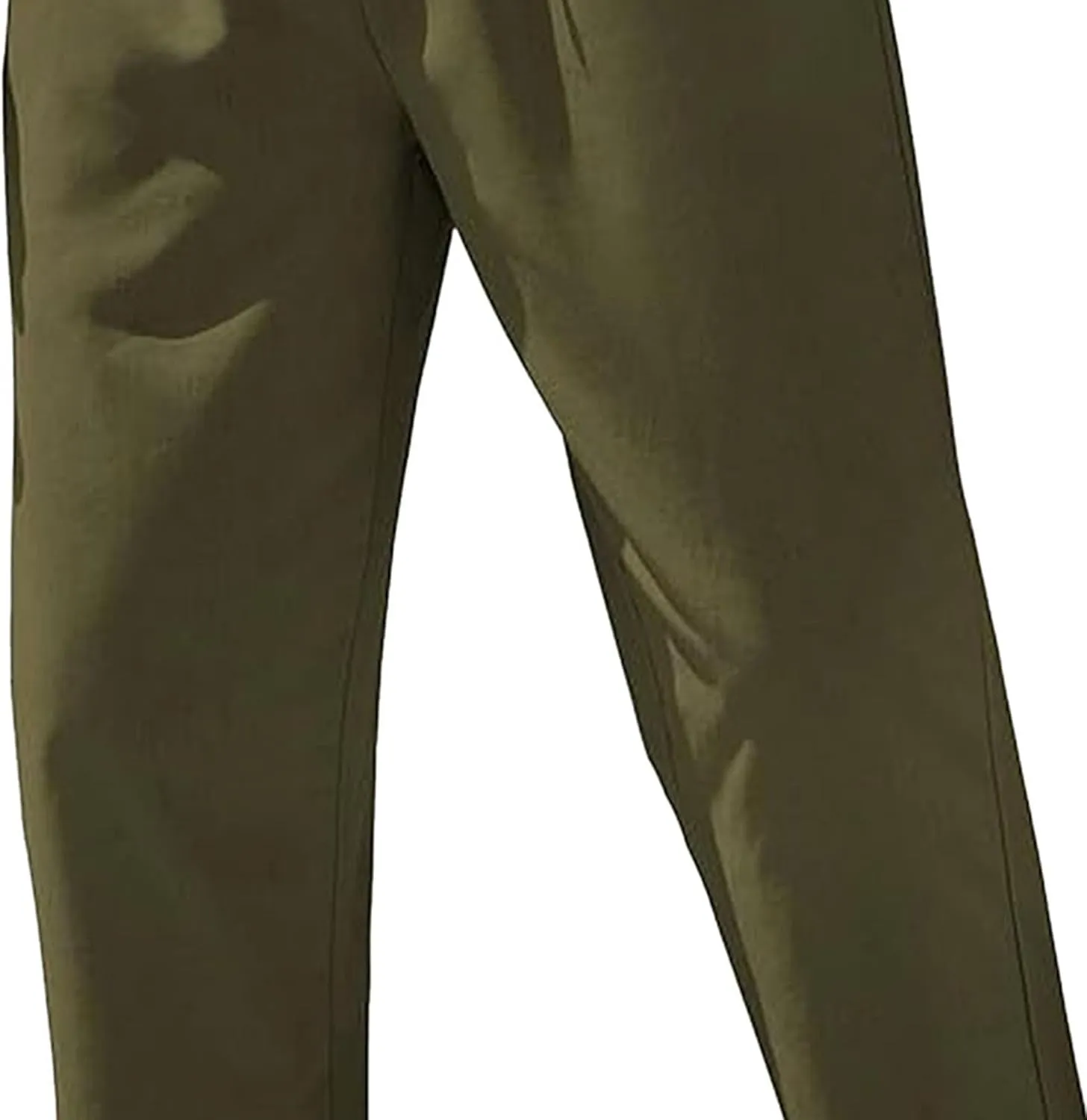 Men's Cotton Yoga Straight-Leg Slack Summer Beach Linen Pants Casual Lightweight Elastic Waist Trousers