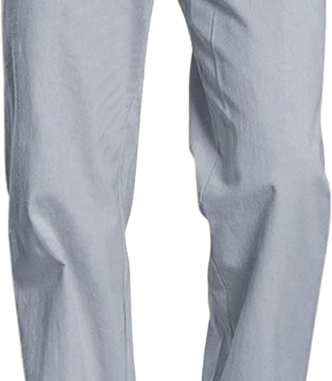 Mens Elastic Waist Straight Beach Pants Casual Linen Walking Trousers Trendy Straight-Legs Yoga Pajamas