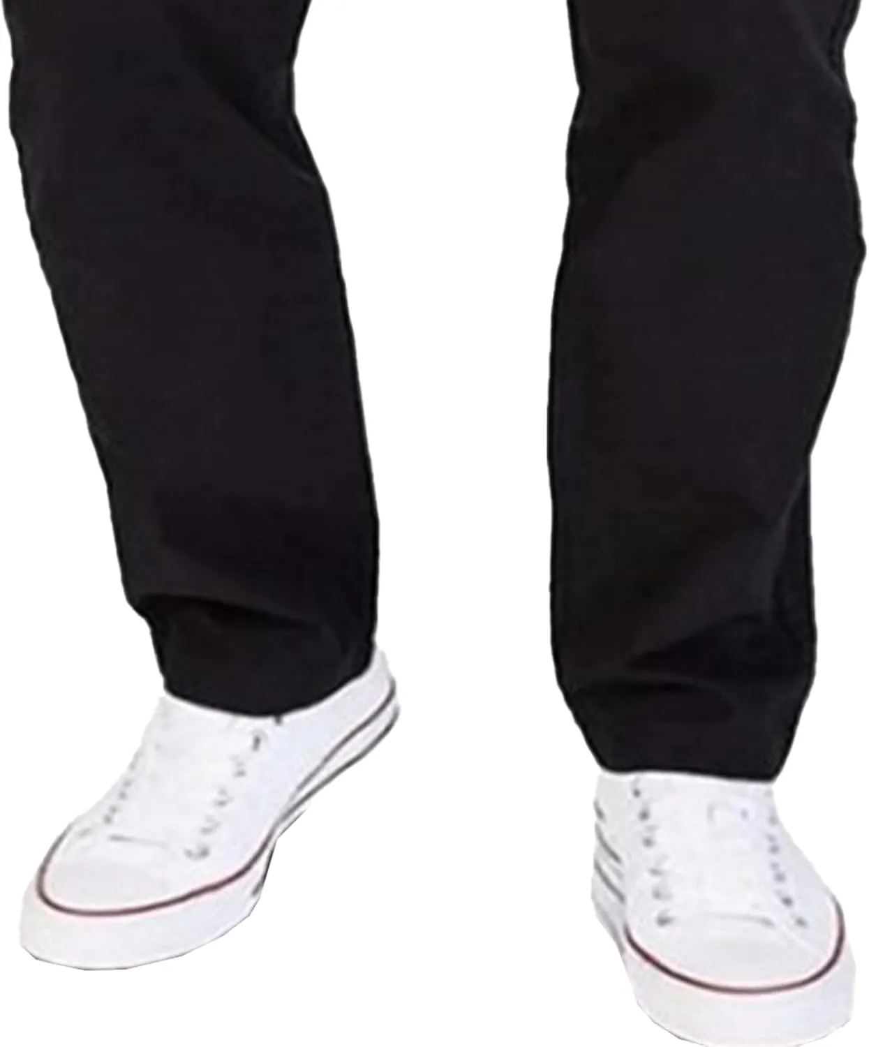 Men's Linen Beach Trousers with Pockets Elastic Cotton Wide Leg Slack Summer Lightweight Yoga Jogger Pants