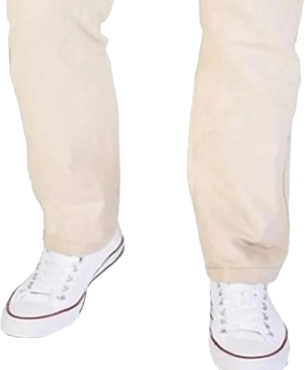 Men's Linen Beach Trousers with Pockets Elastic Cotton Wide Leg Slack Summer Lightweight Yoga Jogger Pants