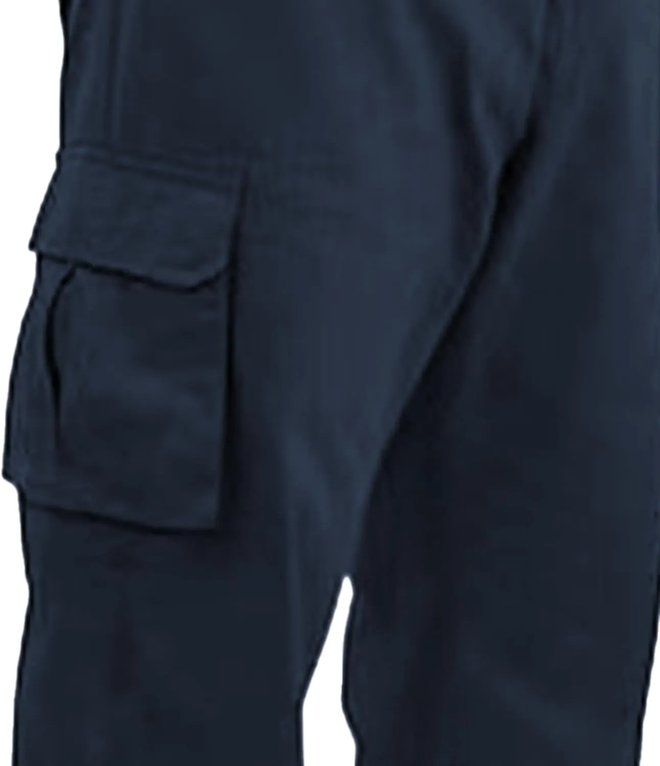 Men's Straight Flex Cargo Pant Trendy Slim Fit Work Pockets Trousers Casual Vintage Paratrooper Slack