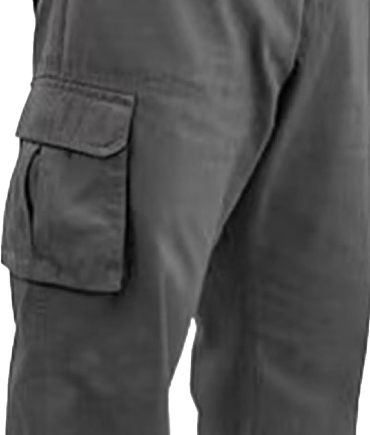 Men's Straight Flex Cargo Pant Trendy Slim Fit Work Pockets Trousers Casual Vintage Paratrooper Slack