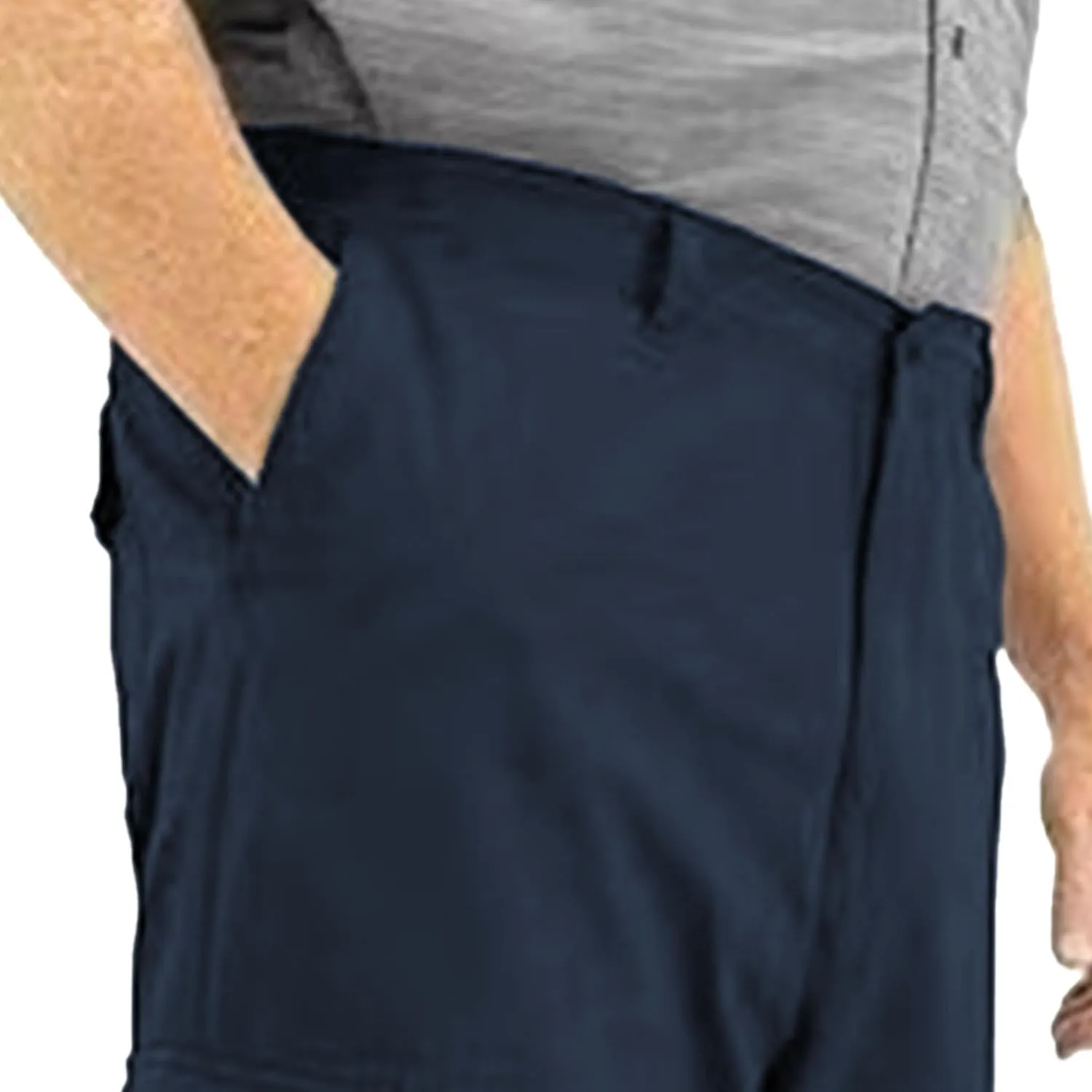 Men's Straight Flex Cargo Pant Trendy Slim Fit Work Pockets Trousers Casual Vintage Paratrooper Slack