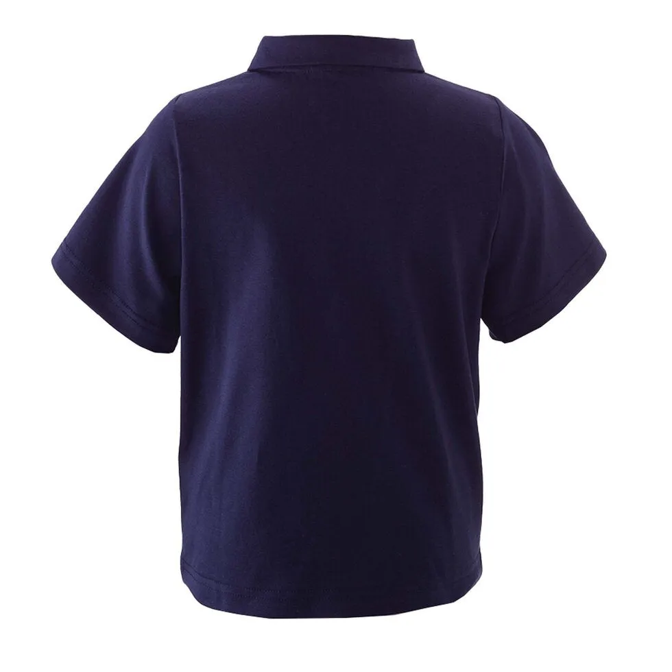 Navy Pique Polo Shirt
