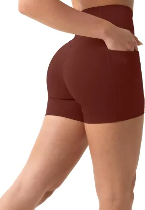 PAVOI ACTIVE Shorts with Pockets | Compressive High Waisted Butt Sculpting 4" & 6" Women's Biker Shorts | HiPerform XXS to 3X