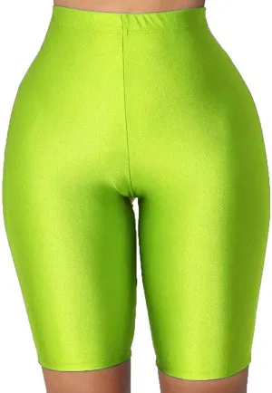 PESION Women's Active Biker Yoga Shorts, Sexy Spandex Boyshort