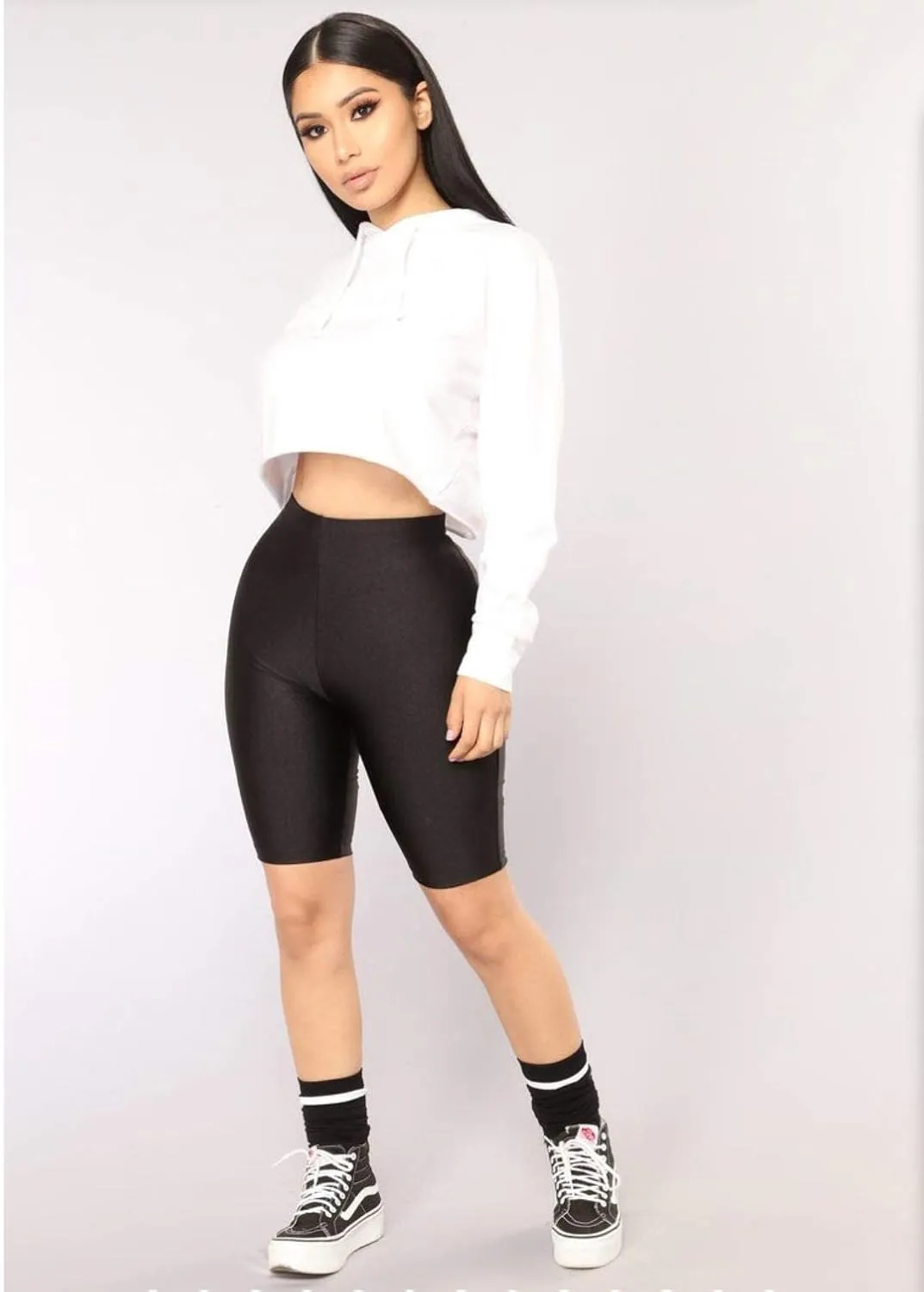 PESION Women's Active Biker Yoga Shorts, Sexy Spandex Boyshort