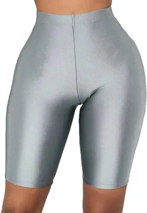 PESION Women's Active Biker Yoga Shorts, Sexy Spandex Boyshort