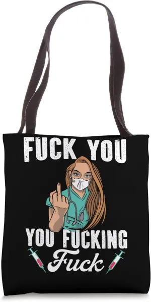 Pretty funny cheeky seductive nurse doctor Tote Bag